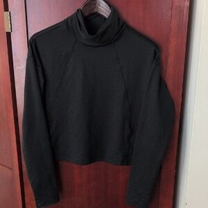 Athleta Black Cowl Neck Top